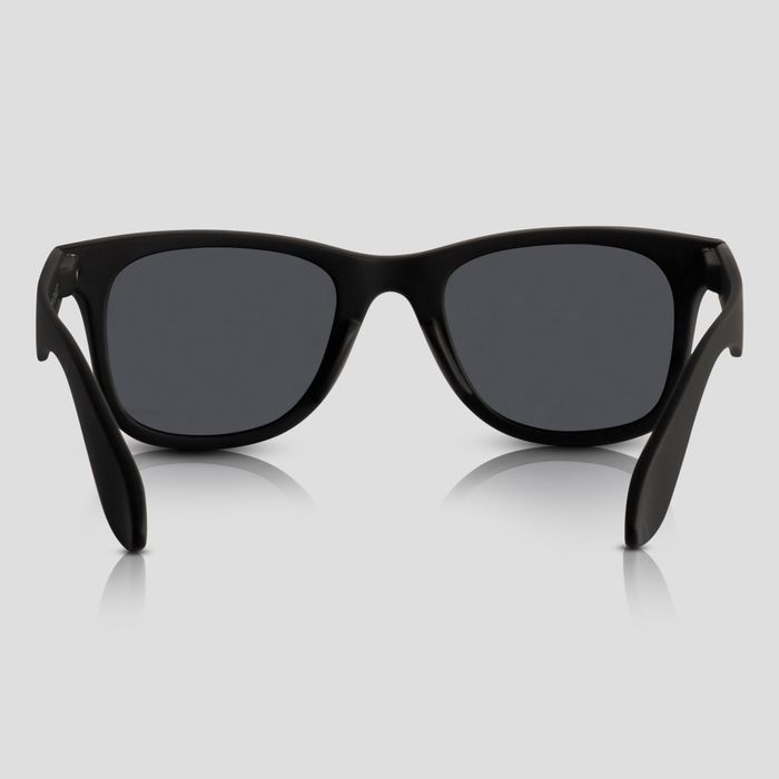 Buy Wanderer Black X Black Polarized Wayfarer Sunglasses Woggles