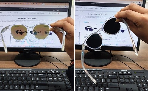 Sunglasses Polarization Test