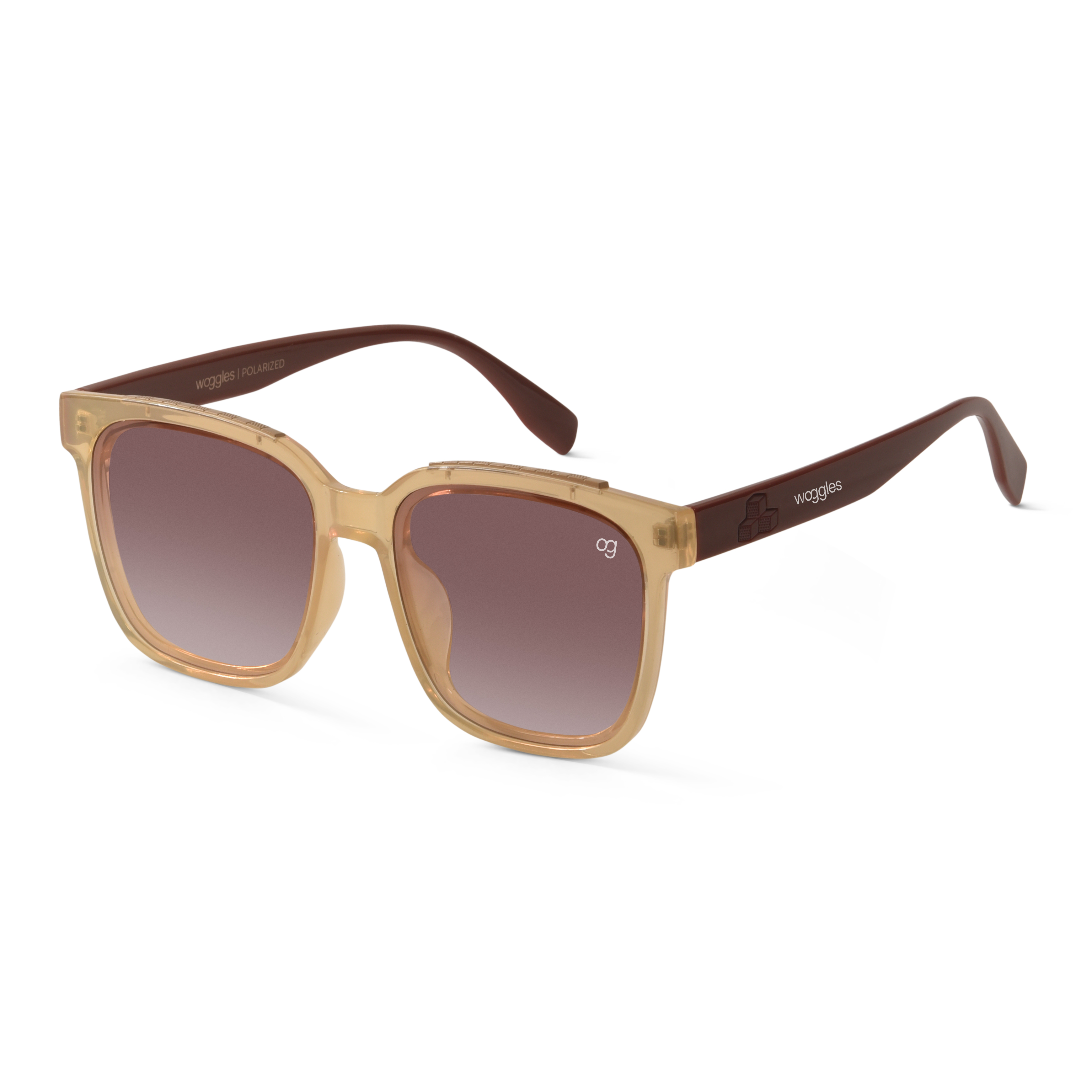Oversized Shimmery Sunglasses