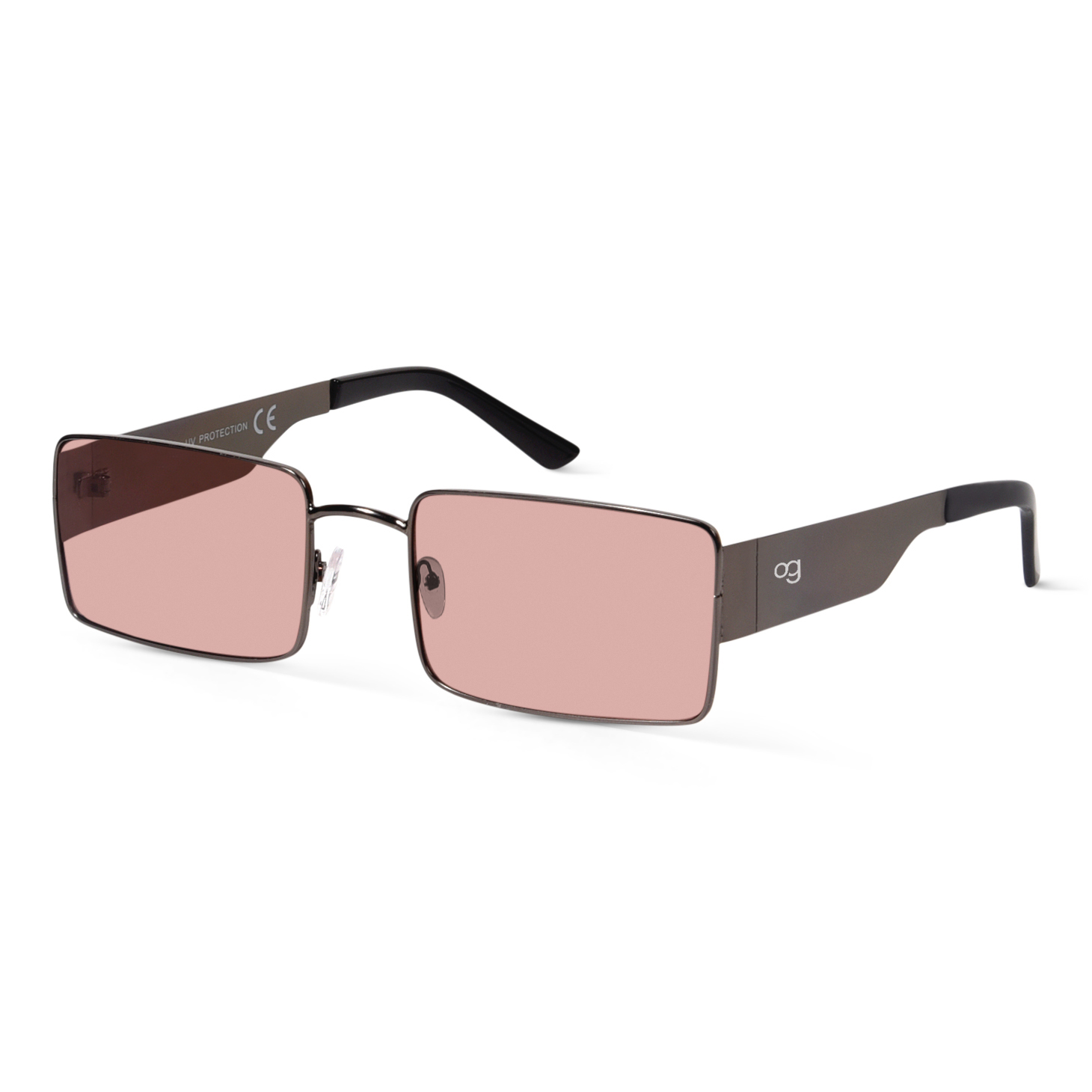 Buy Mocha Dip Rectangle Sunglasses