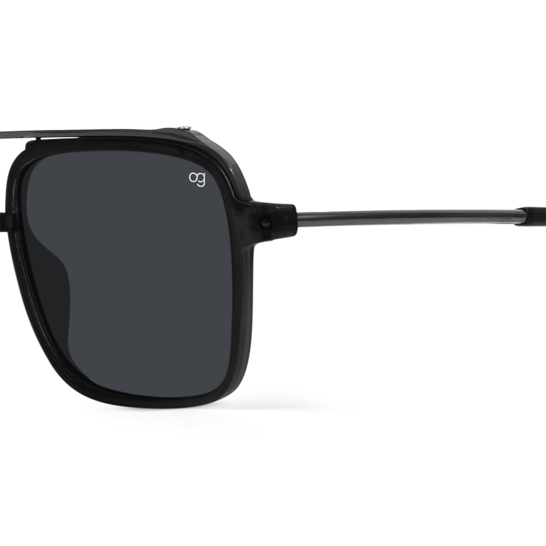 Squared 2 tone sunglasses