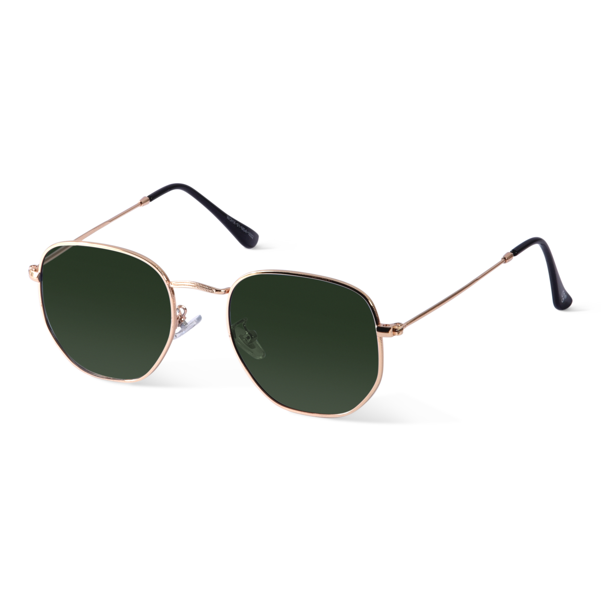 Buy The Green Mile Polarized Hexagonal Sunglasses